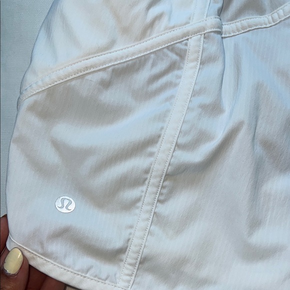 Lululemon Women's White Athletic Shorts - Picture 3 of 6